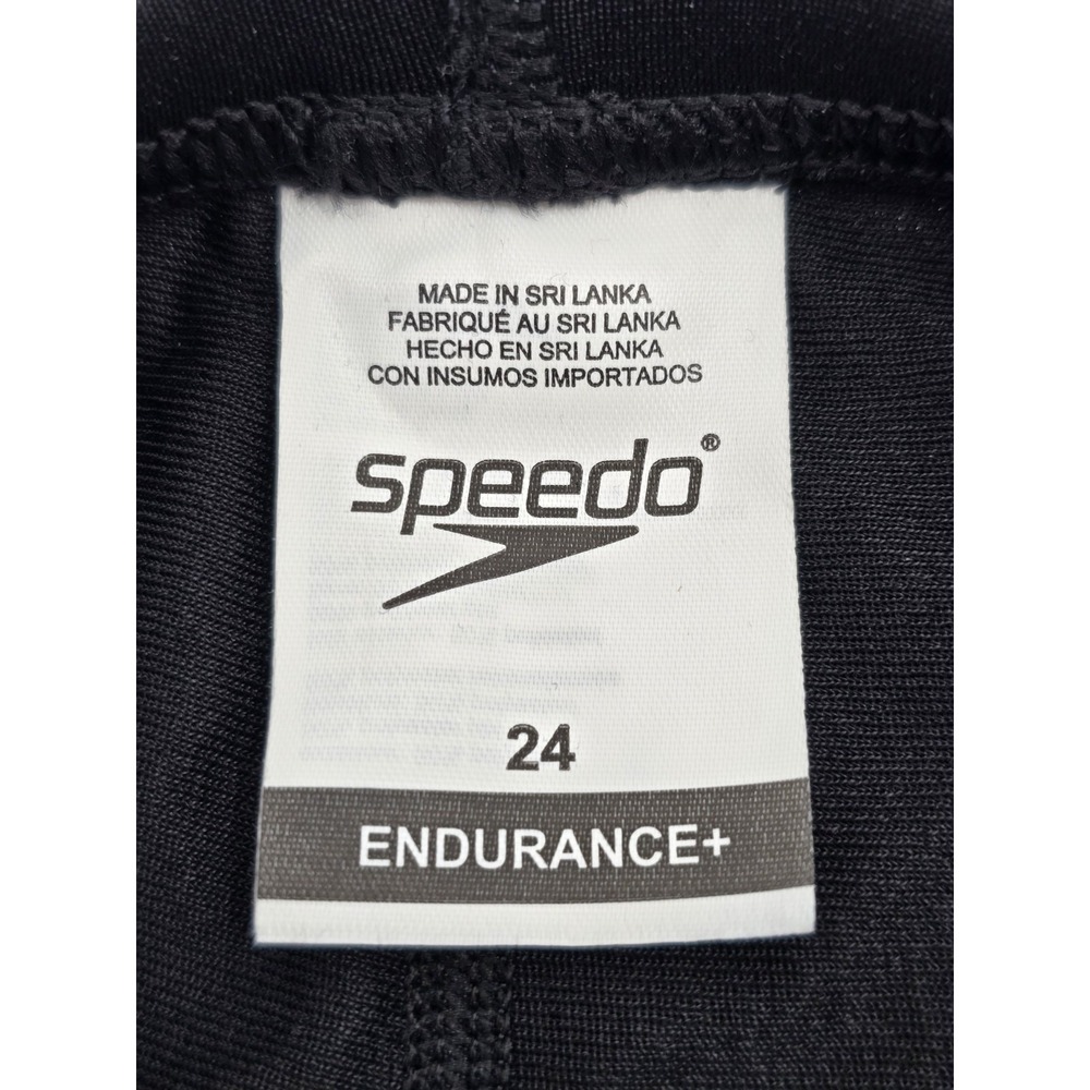NWT Speedo Boy's Swimsuit Jammer Endurance+ - Black - Size 24 Youth - Picture 4 of 8